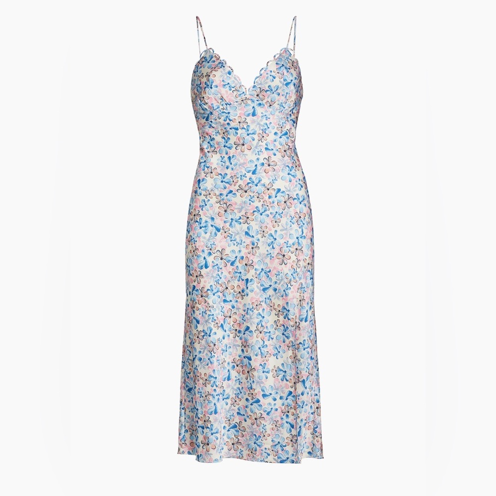 ASTR the Label - Florentina Satin Midi Dress